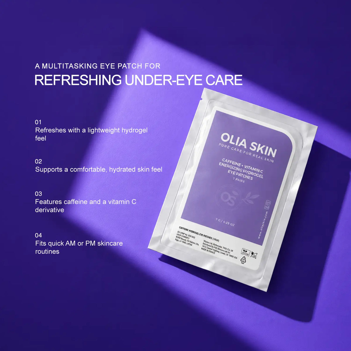 Caffeine + Vitamin C Energizing Hydrogel Eye Patches