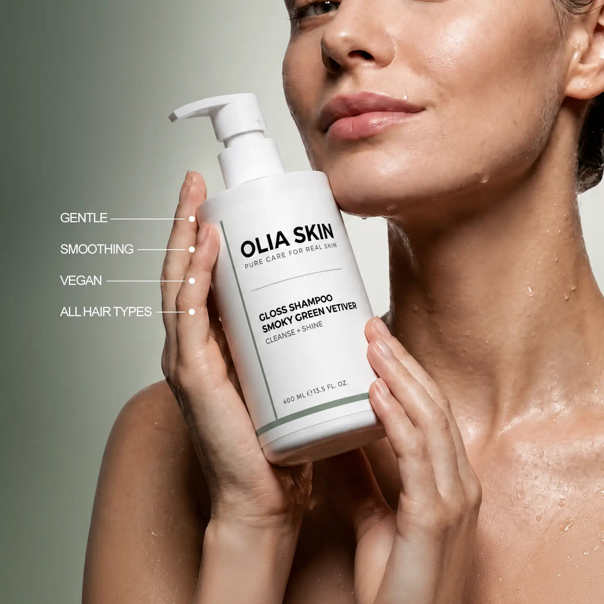 Gloss Shampoo, Smoky Green Vetiver