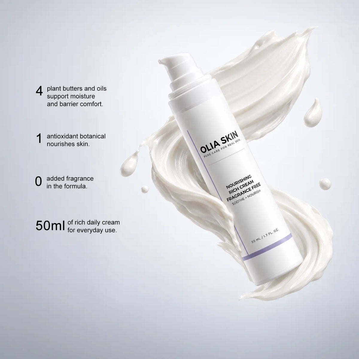 Nourishing Rich Cream, Fragrance Free