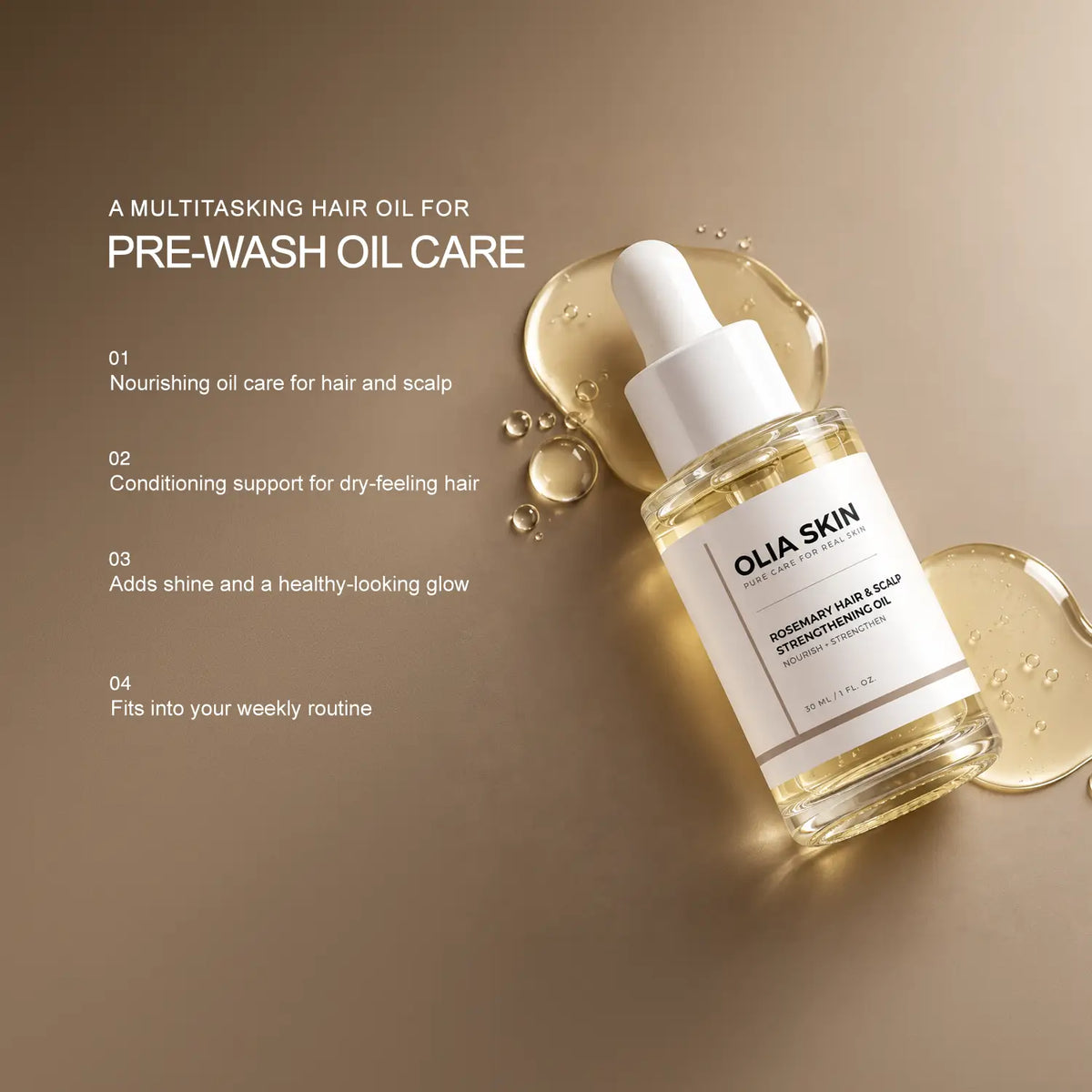 Rosemary Hair & Scalp Strengthening Oil