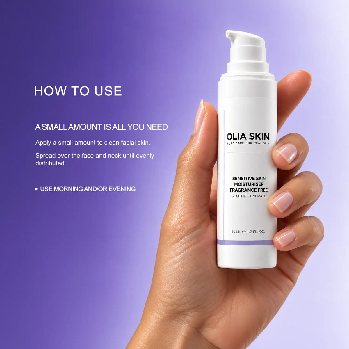 Sensitive Skin Moisturiser, Fragrance Free