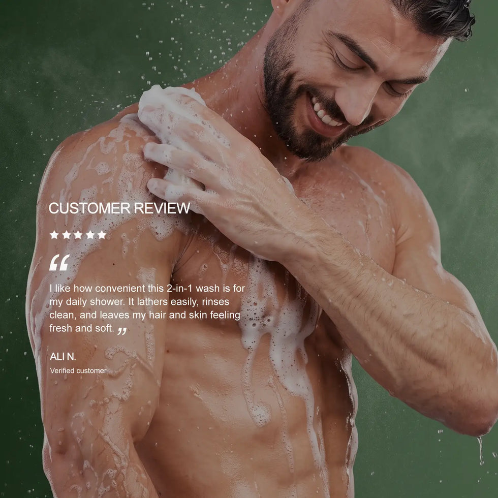 2-in-1 Hair & Body Wash for men