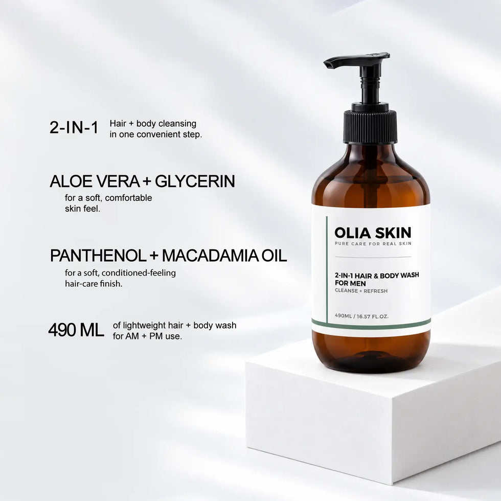 2-in-1 Hair & Body Wash for men