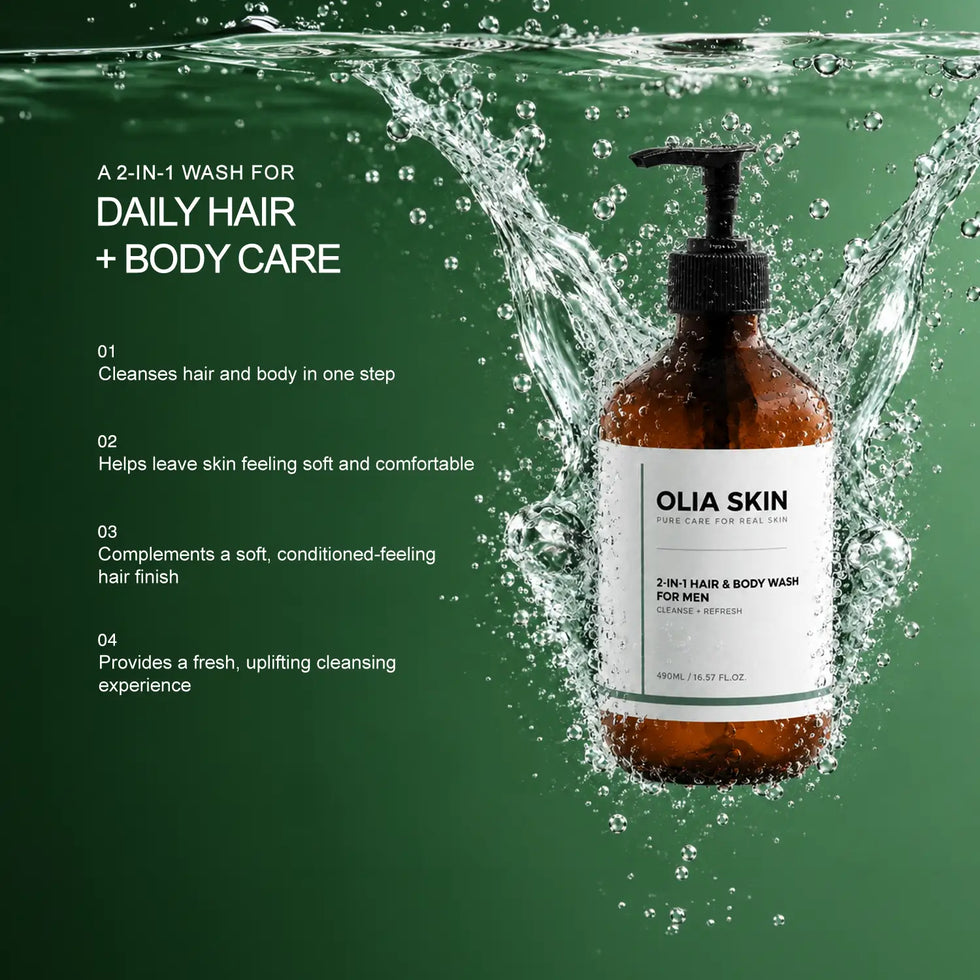 2-in-1 Hair & Body Wash for men
