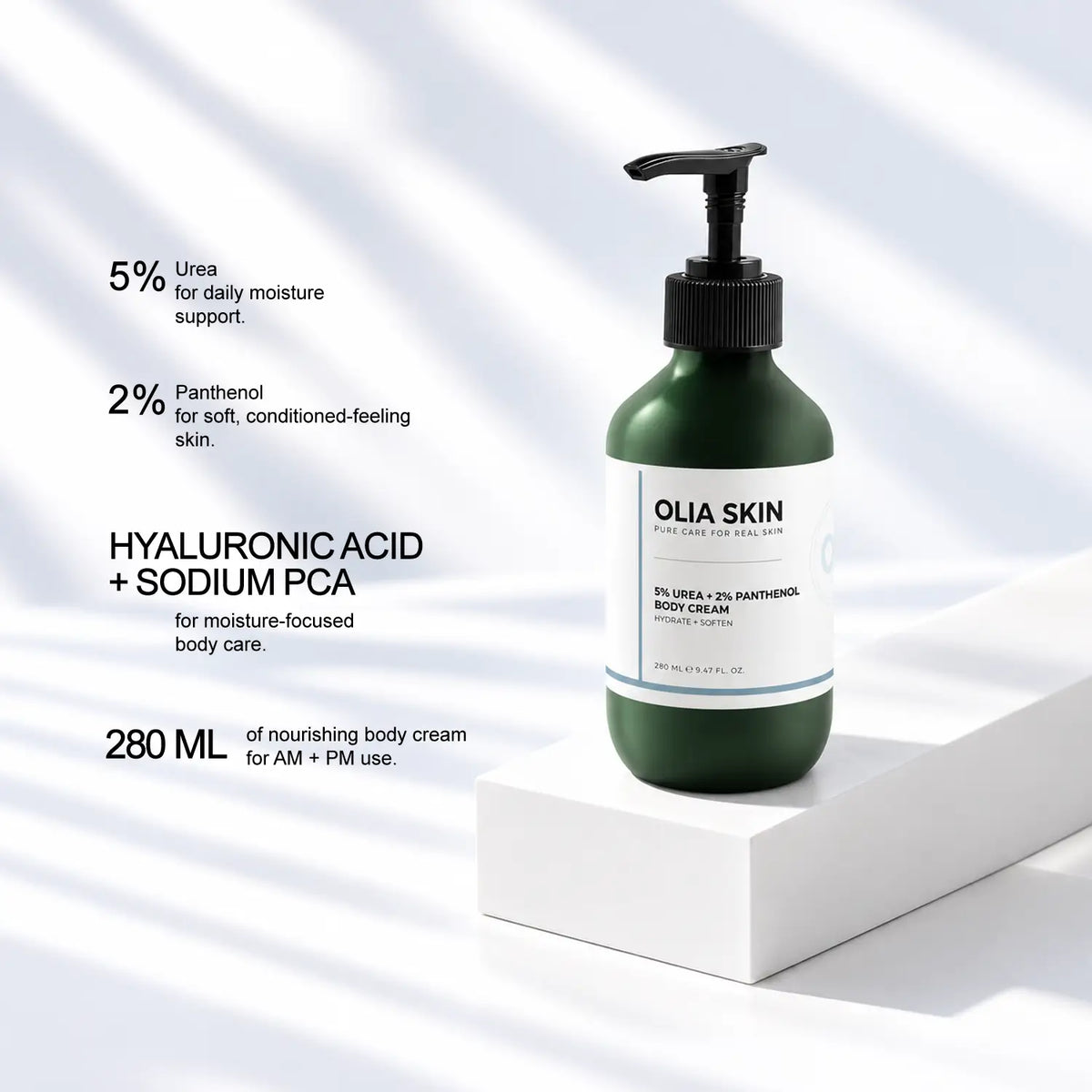 5% Urea + 2% Panthenol Body Cream