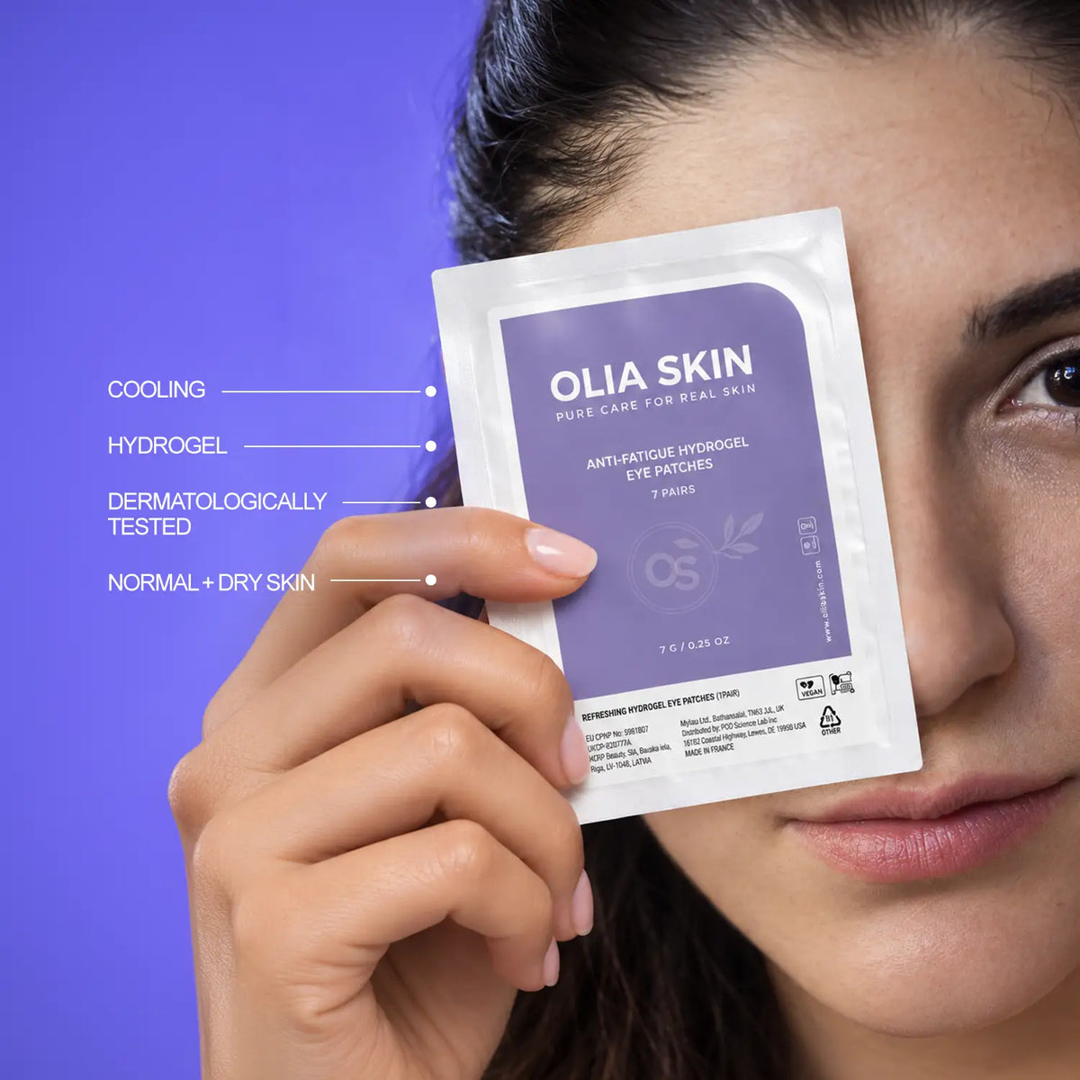 Anti-Fatigue Hydrogel Eye Patches
