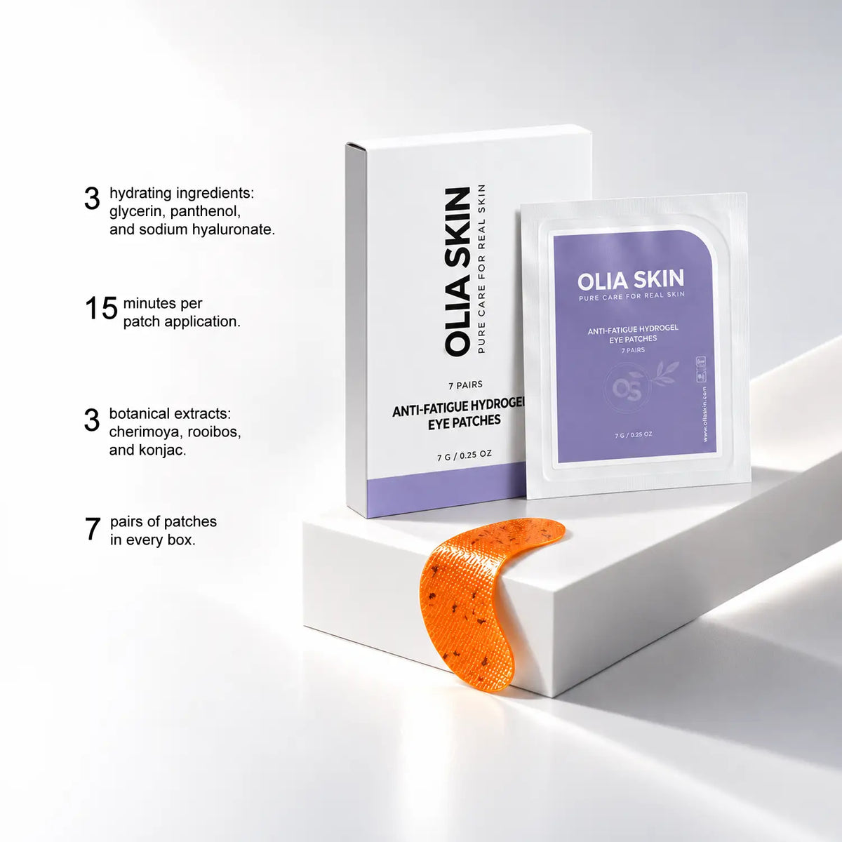 Anti-Fatigue Hydrogel Eye Patches