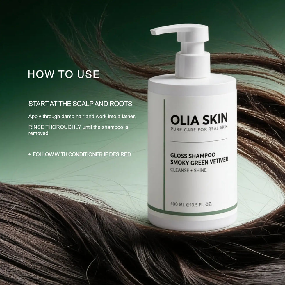 Gloss Shampoo, Smoky Green Vetiver