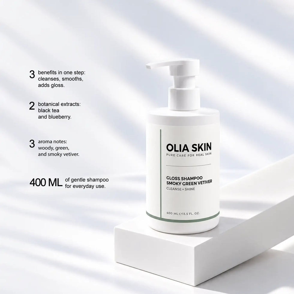 Gloss Shampoo, Smoky Green Vetiver