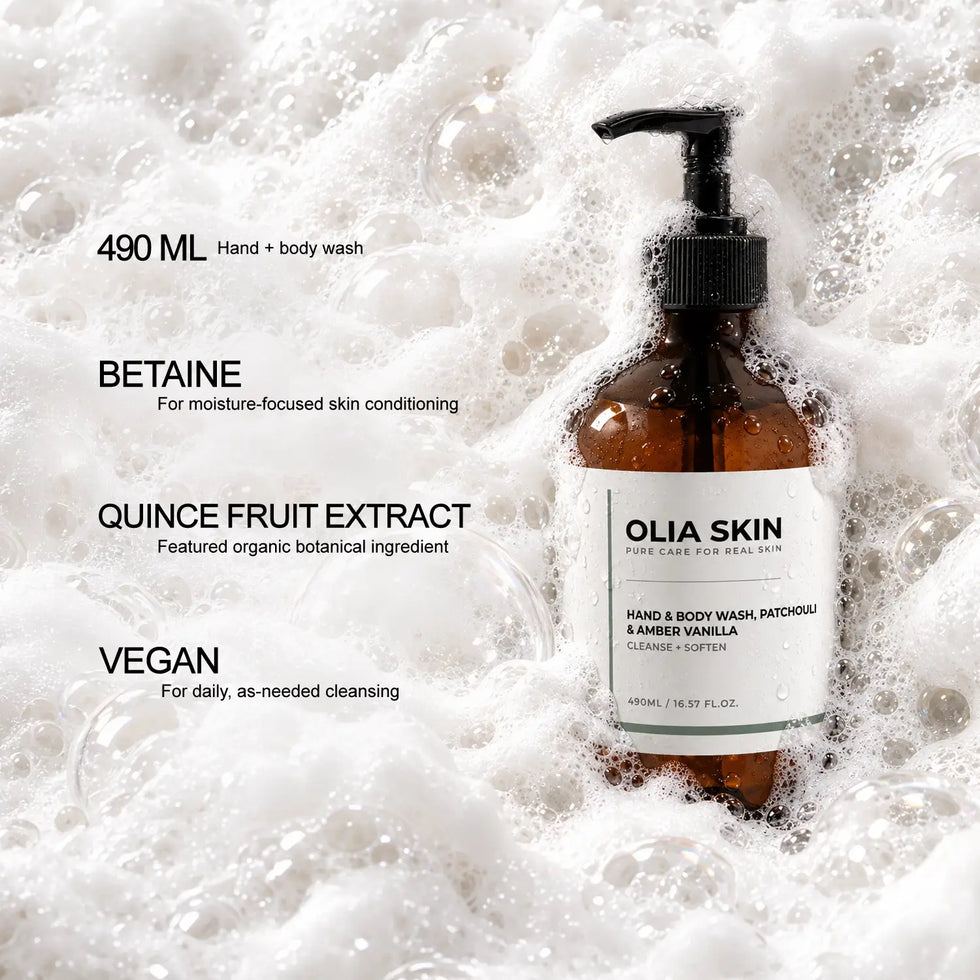 Hand & Body Wash, Patchouli & Amber Vanilla
