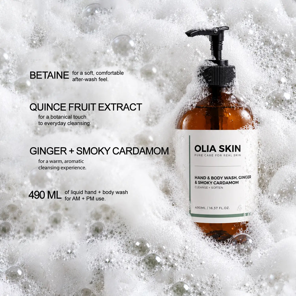 Hand & Body Wash, Ginger & Smoky Cardamom