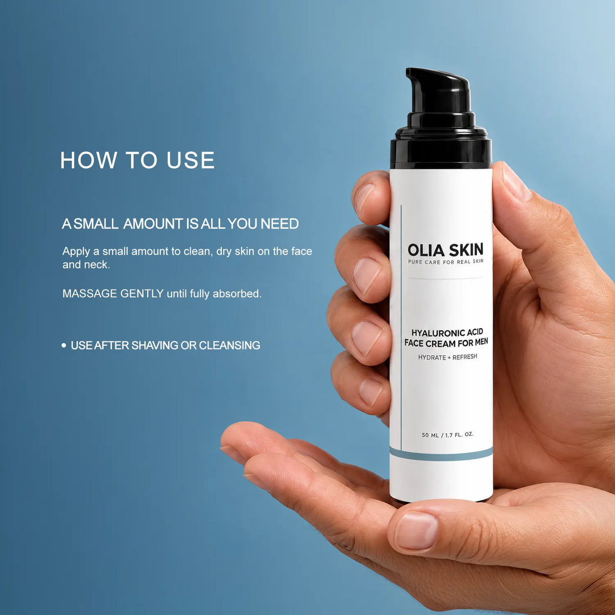 Hyaluronic Acid Face Cream for Men