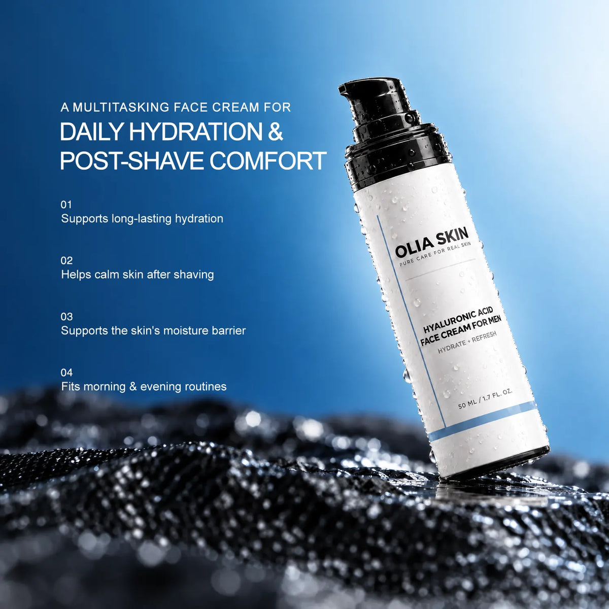 Hyaluronic Acid Face Cream for Men