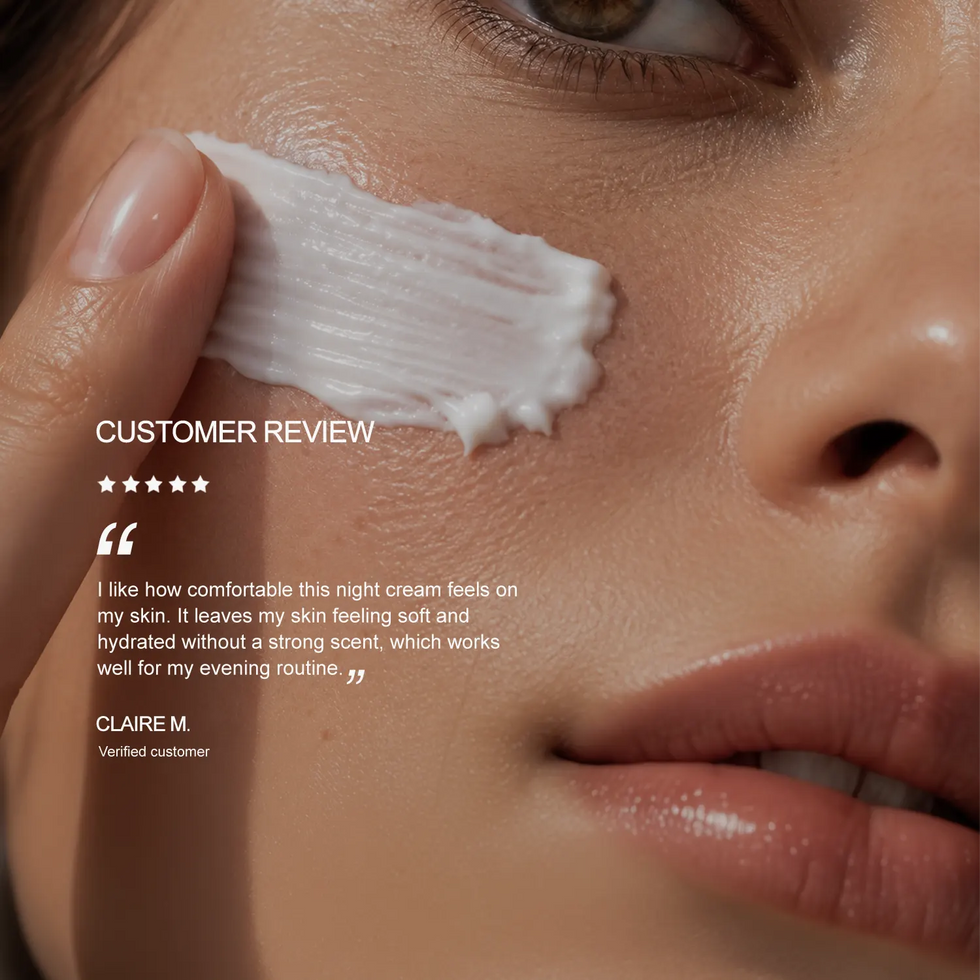 Sensitive Skin Overnight Cream, Fragrance Free