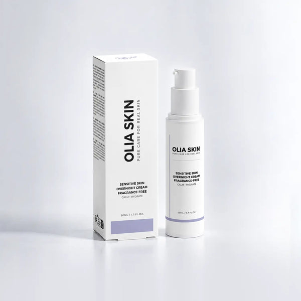 Sensitive Skin Overnight Cream, Fragrance Free
