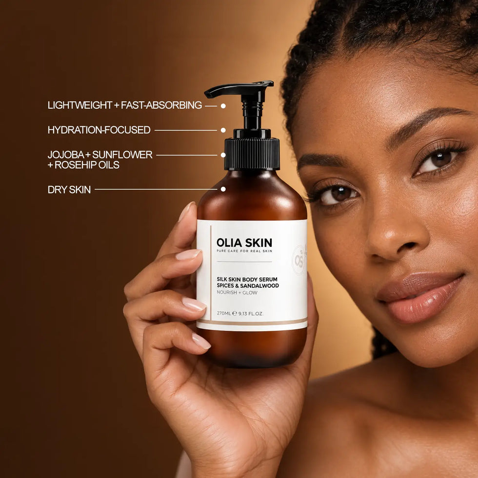 Silk Skin Body Serum, Spices & Sandalwood