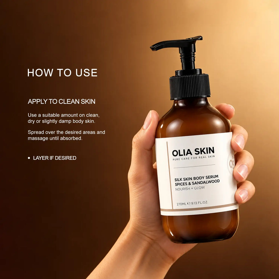 Silk Skin Body Serum, Spices & Sandalwood