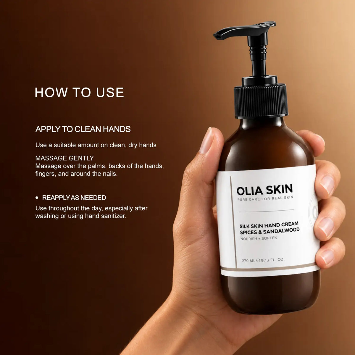 Silk Skin Hand Cream, Spices & Sandalwood