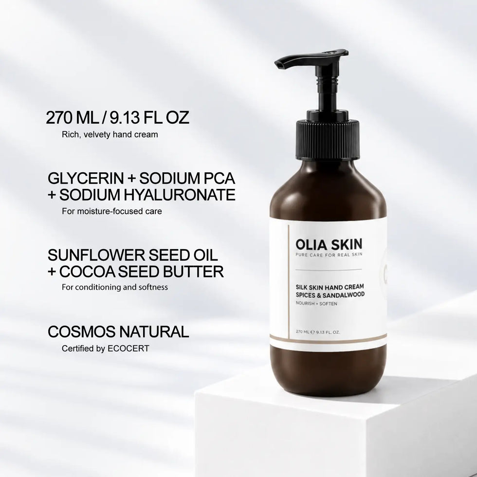 Silk Skin Hand Cream, Spices & Sandalwood