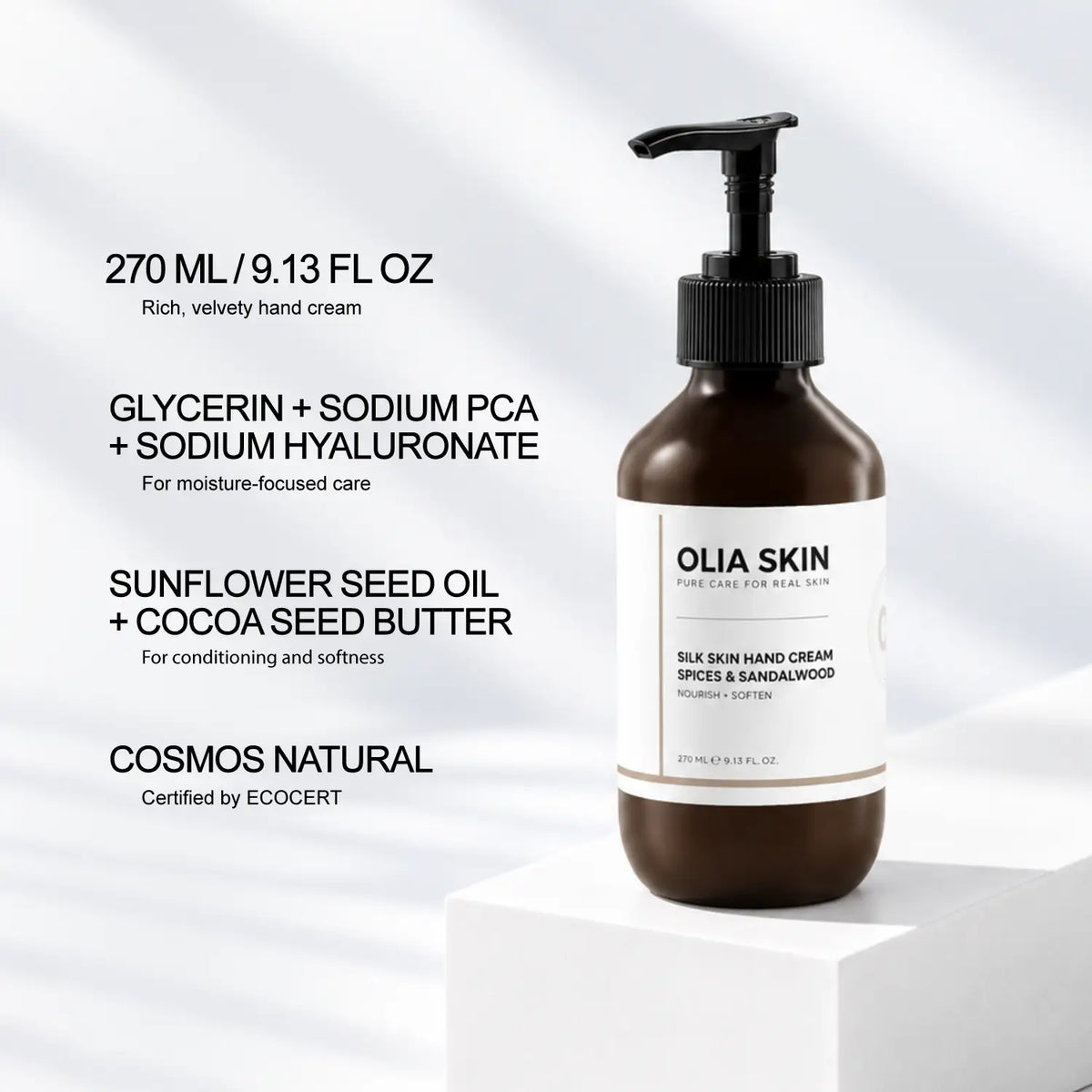 Silk Skin Hand Cream, Spices & Sandalwood